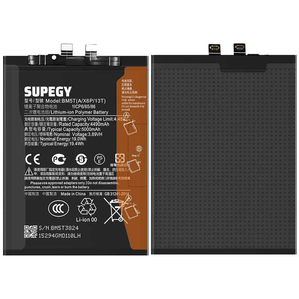 Batería 100% nueva BM5T para Xiaomi 13T/Poco X6 Pro 5G + herramientas gratis 2