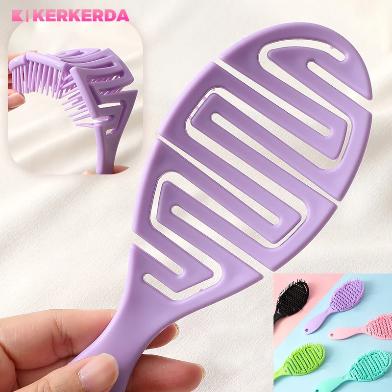 

Hair Brush Massage Hair Comb Female Airbag Air Cushion Scalp Massage Comb Dry and Wet Dual-use Long Hair Smooth Hairdressing