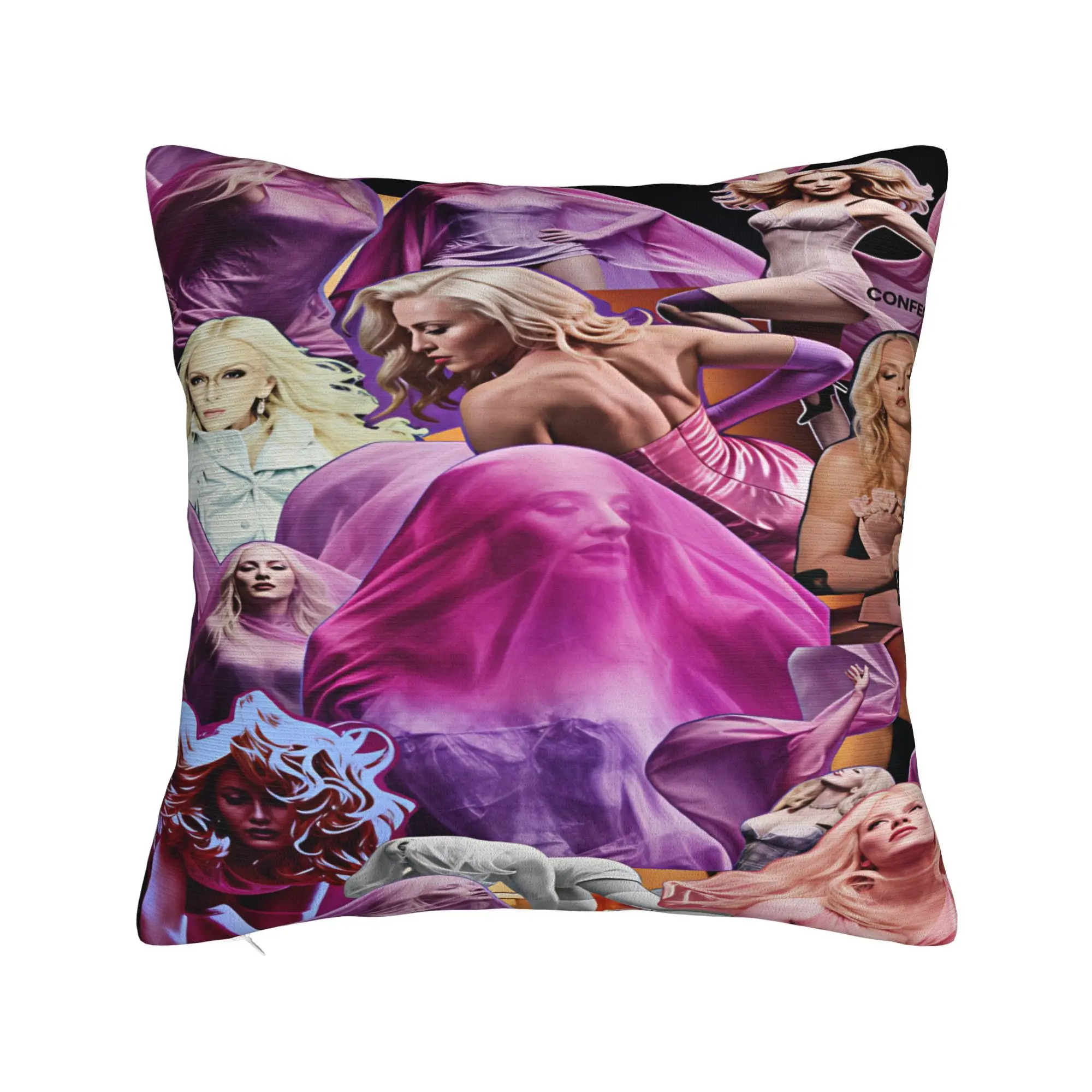 M-Madonnas Confessions II Album Pillow Case  Comfy Pillow Cover For Office Car Home Decor Cute Funny Pillowcases