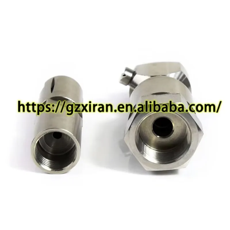 فوهة غسيل حاوية دوارة 360 درجة، موصل تنظيف دوار للنظافة الأنثوية 1/2 "3/4" لتنظيف الخزان