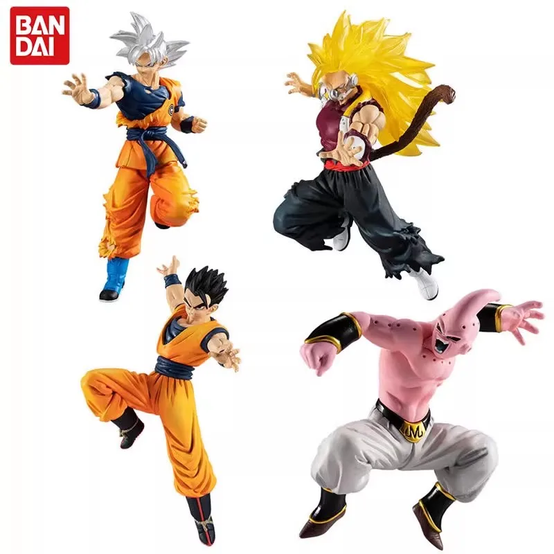 

Bandai оригинальные 4 шт. Gashapon Dragon Ball боевая фигурка серии 12 игрушек для детей подарок Коллекционная модель украшения