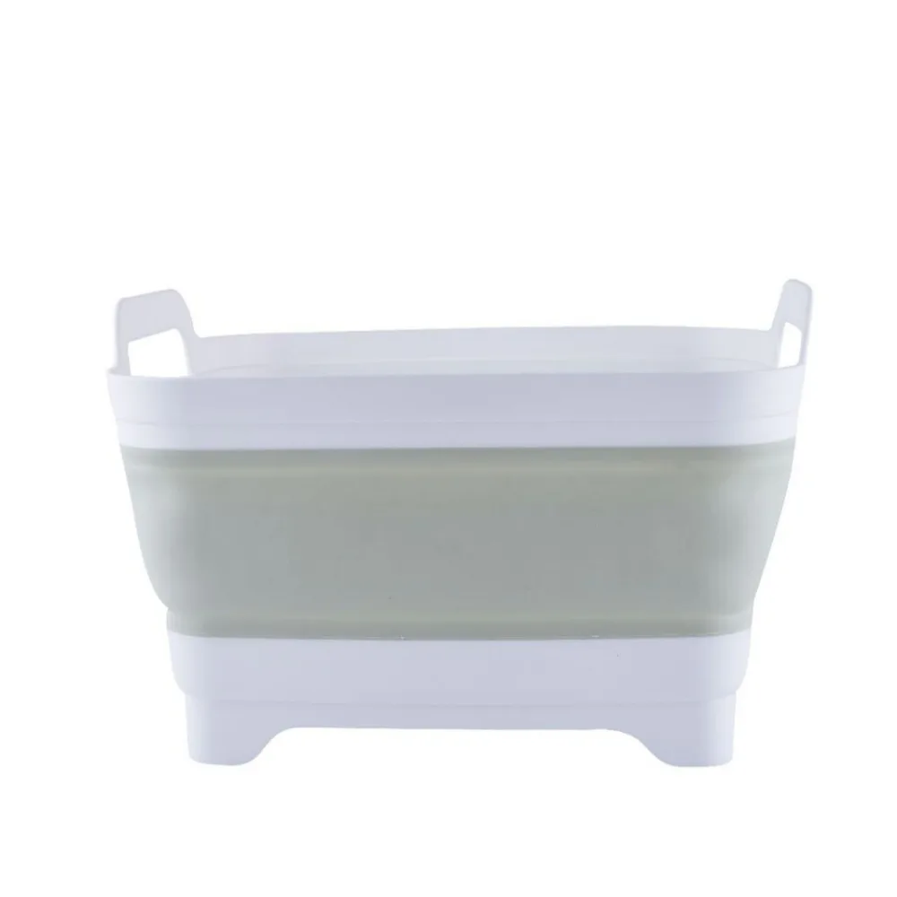 

Large Capacity Folding Washing Basin Household Thickening Vegetable Washing Basin with Handles Square Fruit Vegetable Baske