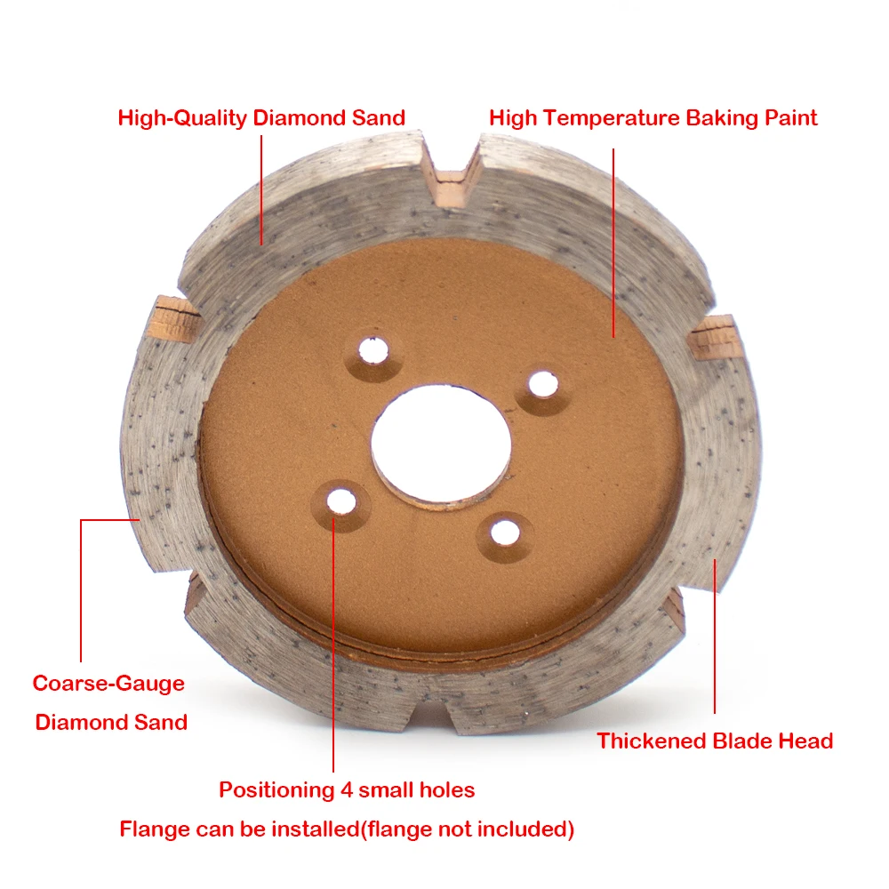 90MM Diamond Saw Blade 3-15MM Thickened Carving Blade Stone Wall Concrete Floor Slotting Dry Cutting Sintering Grinding Blade