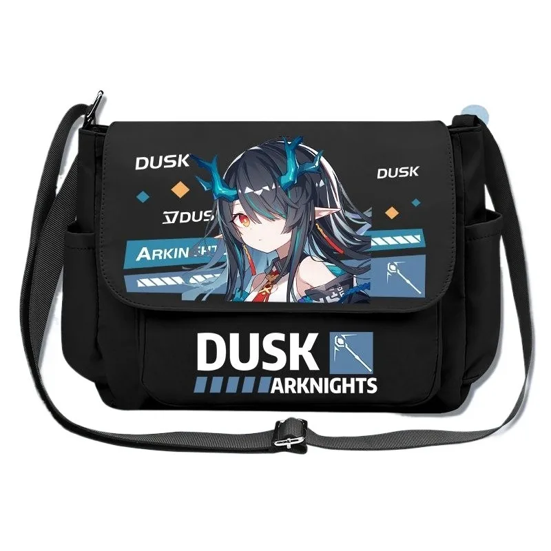 Arknights Amiya Kal'tsit Lappland two-dimensional game peripherals creative cartoon print student crossbody bag on one shoulder - Image 2