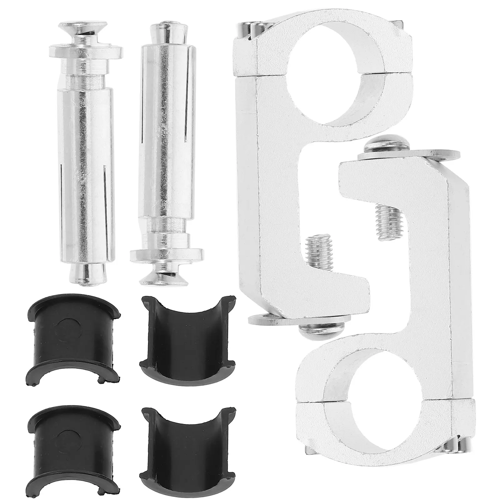 

2Pcs Motorcycle Handguard Bracket Iron Accessories Handlebar Clamps Retrofit Mounting Brackets Stable Durability Easy