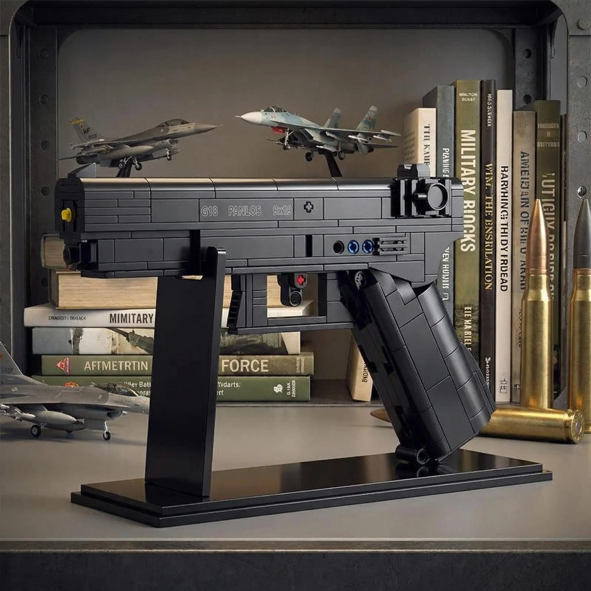 

Конструктор G18: Модель пистолета M1911 из серии Military Series, строительные блоки, игрушки для детей, подарки для мальчиков
