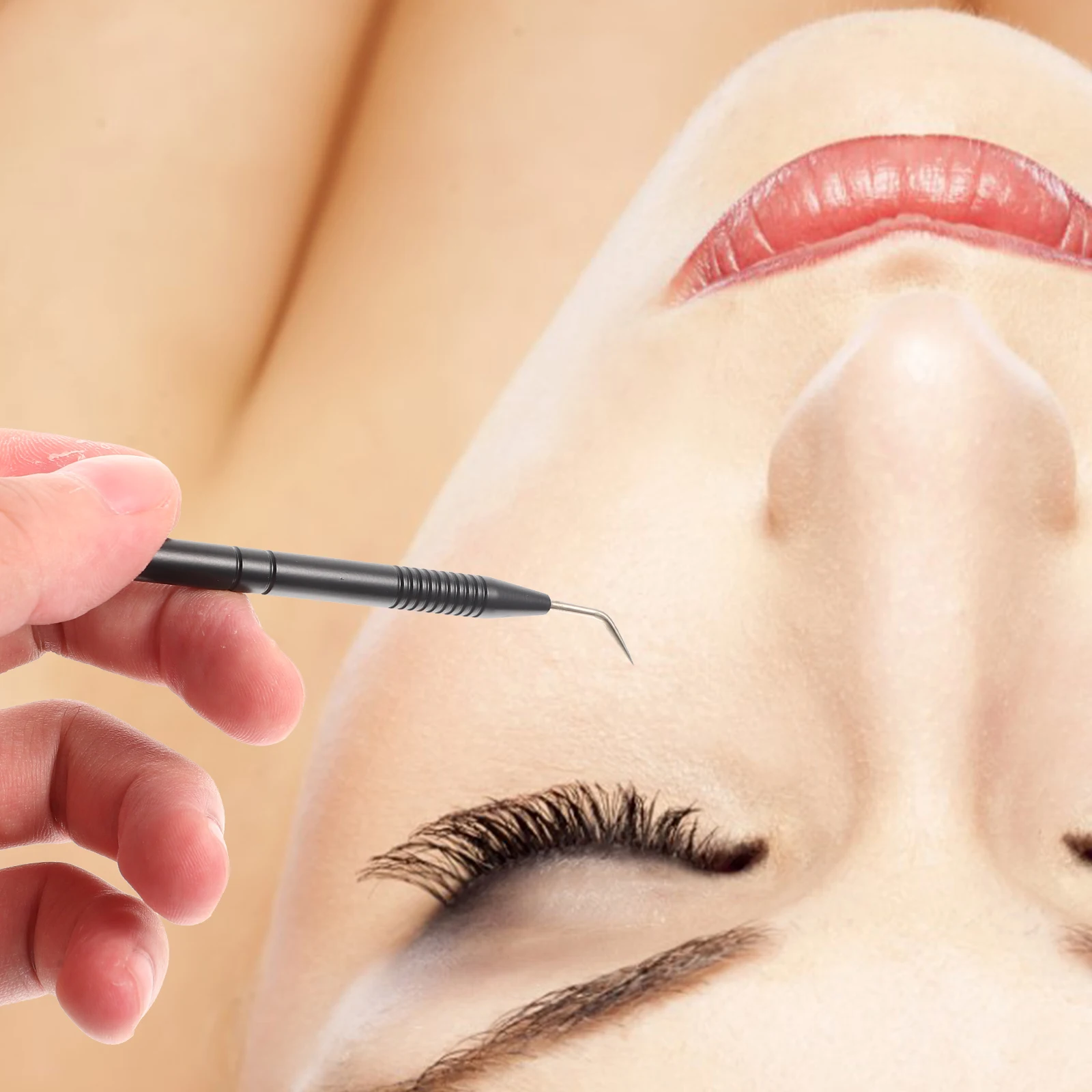 

Fine Craftsmanship Eyelash Lifting Stick Stainless Steel Lash Separator Tool Durable For Natural Lashes Grafting Supplies