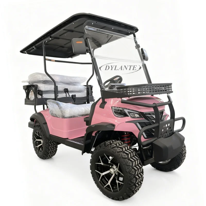 OEM ODM مخصص 45 كم / ساعة شارع قانوني منخفض السرعة 4 6 مقاعد عربات جولف كهربائية مرفوعة #1
