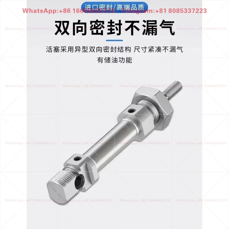 Original DSNU Series Pneumatic Cylinder DSNU-16/20/25/32/40/50/63/75/80/100/125-PV-P-A ISO6432 Round Mini Air Cylinder