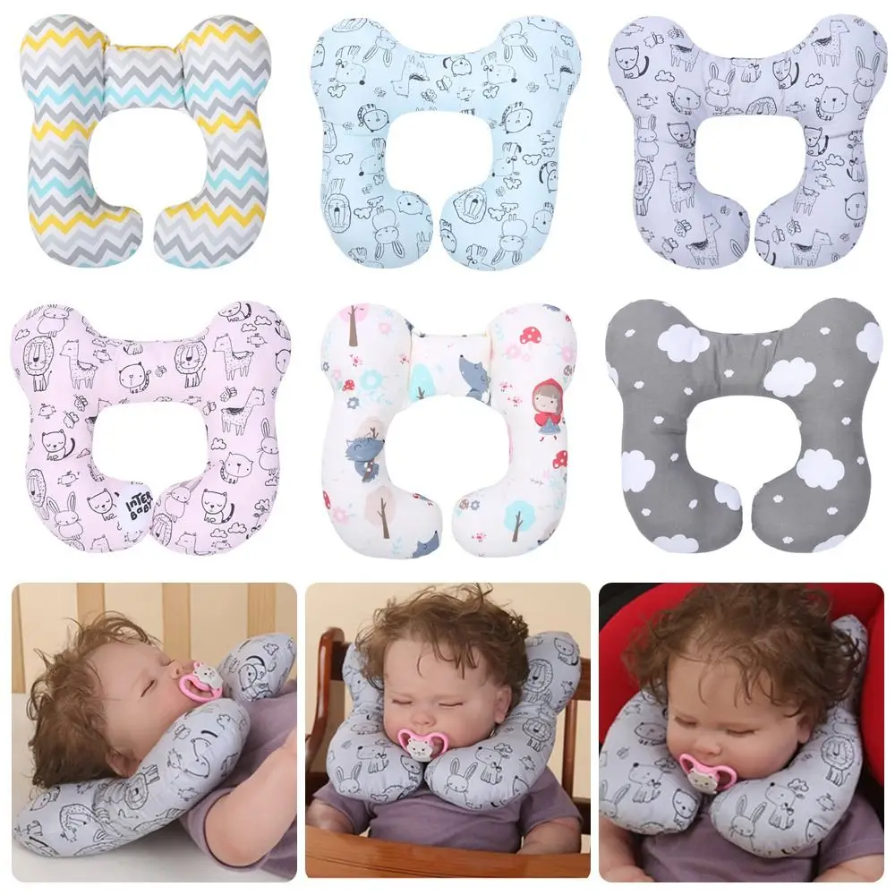Stroller Accessories Head Protection Neck Support U-shaped Cushion Car Seat Headrest Infant Stroller  Pillow