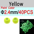 2.4mm Amarillo 40 piezas