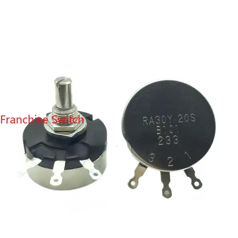 

Precision Single Coil Wire Wound RA30Y20SB101 100 Ohm Gallbladder Potentiometer