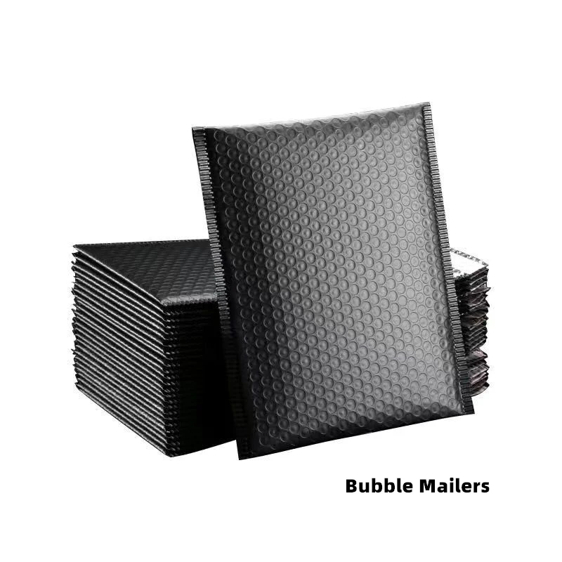 

New Black Bubble Mailers For Packing Use Big Size Soft Bubble Bag Quality Express Packing Bag