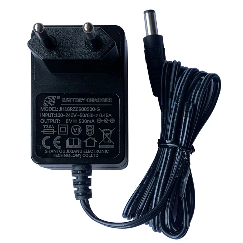6V Smart Battery Charger for Children Electric Ride On Car Toy US EU UK Plug Lead Acid Power Adapter with ETL CE UKCA