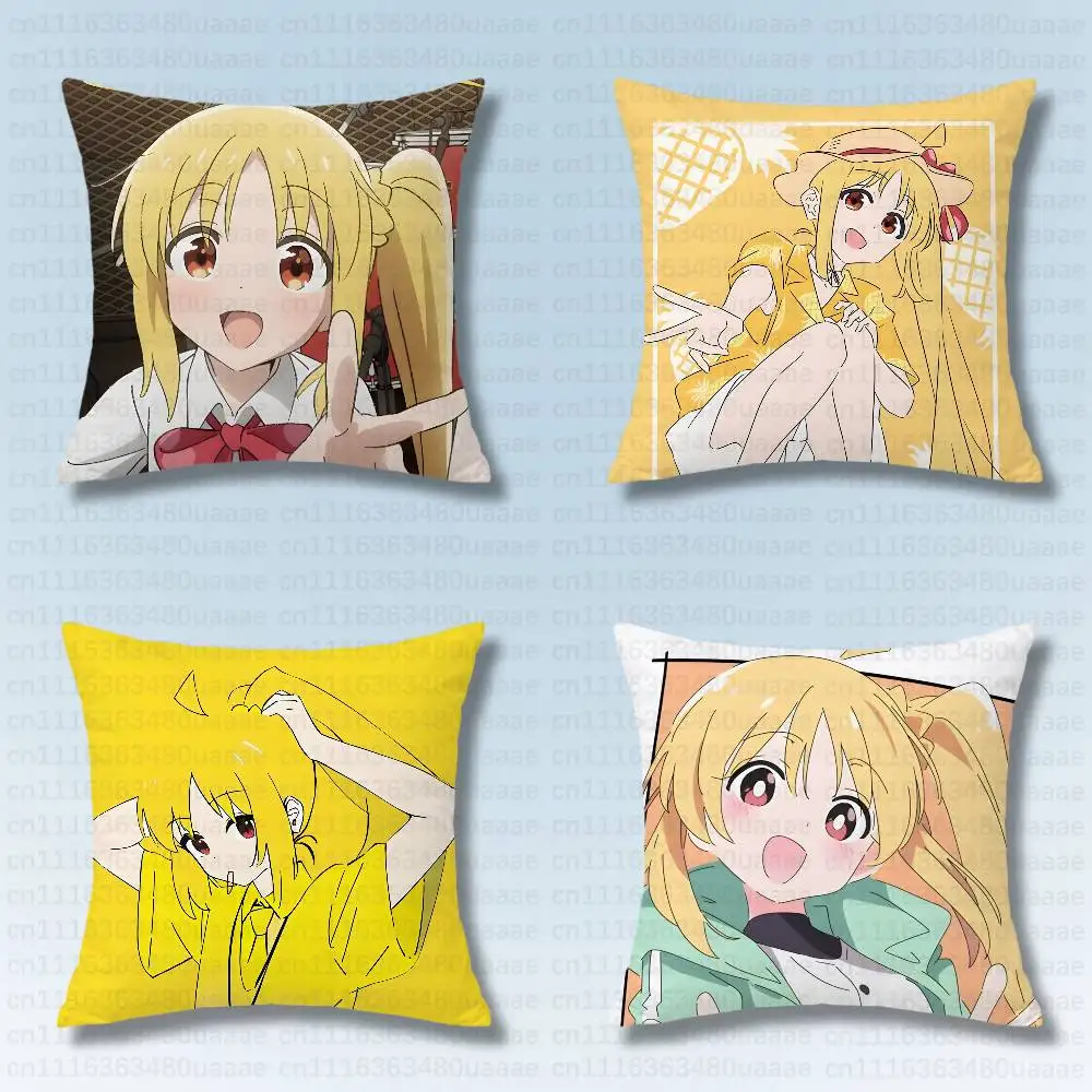 Ijichi Nijika B-Bocchi The Rock Printed Cushion Pillow Case Covers Fantasy Inspired Sofa Home Room Decor
