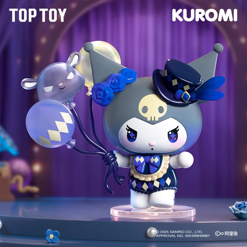Toptoy Kuromi Magic Apprentice Blind Box Series Handgemaakte schattige goochelaar Desktop Ornamenten Ideaal verjaardagscadeau speelgoedfiguur