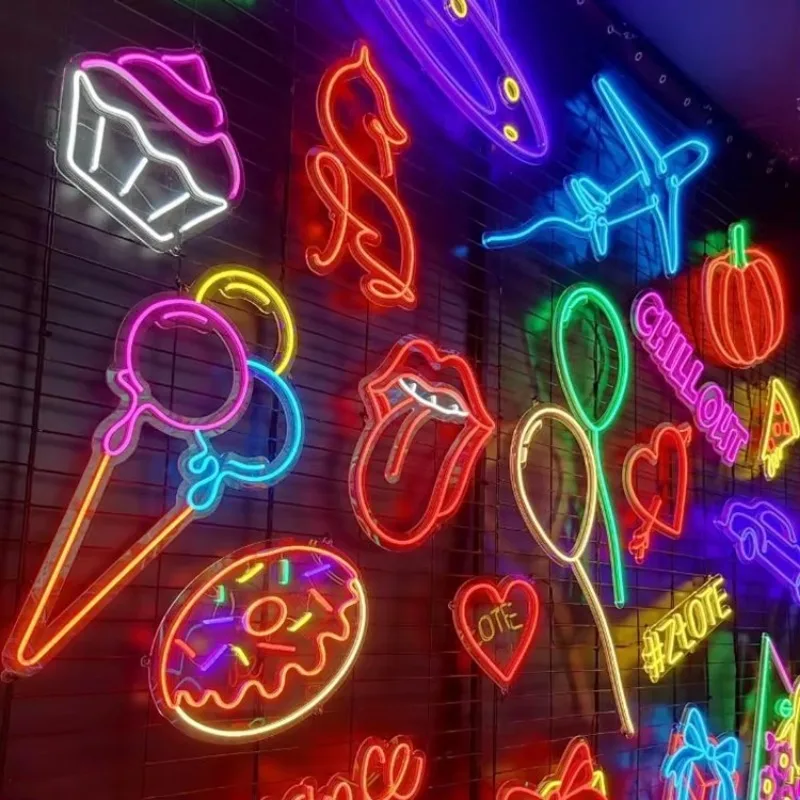 Custom Neon Sign Led Name Gift for Kids Custom Logo LED Neon Light Sign Teenage Gifts for Wall Decor Bedroom Wedding Decor Party