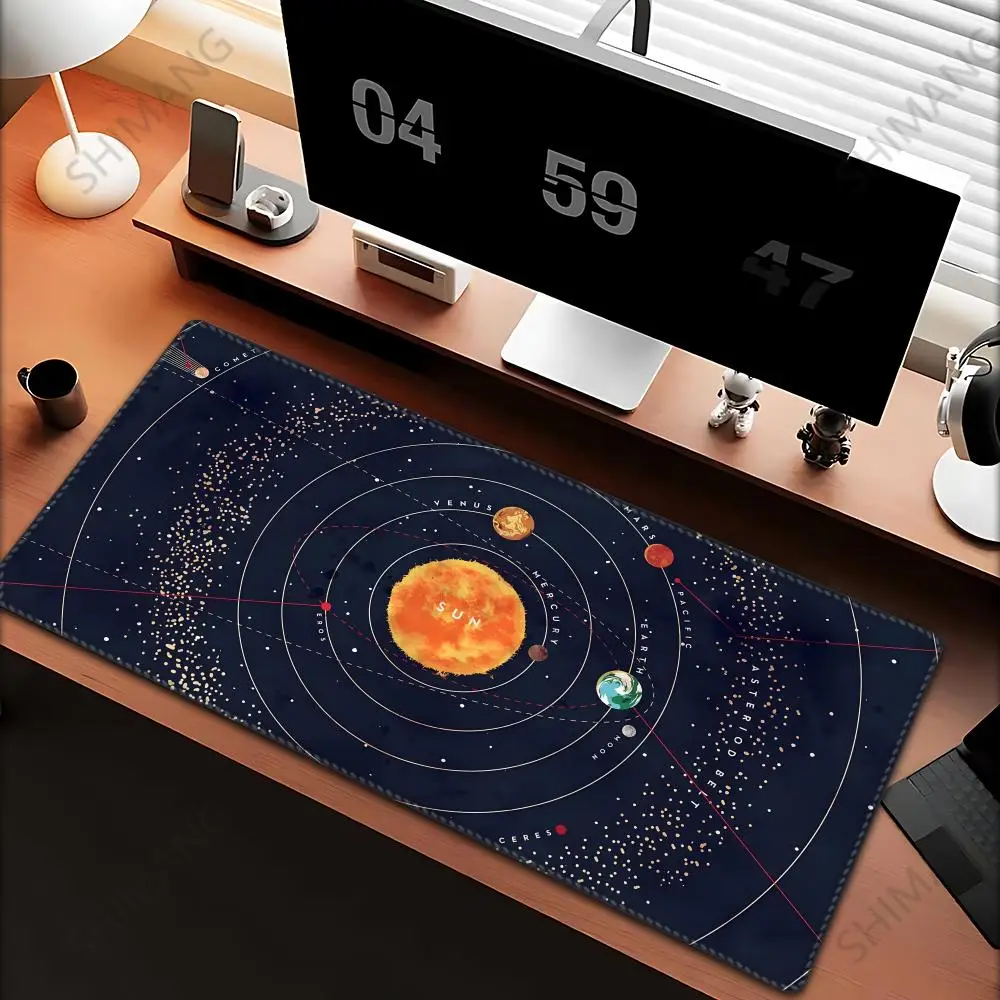 

galaxy Mouse Pad Large Computer Office Game Table Mats XXL Rubber Anti-slip Gaming Keyboard Mousepads Long Desk Pads