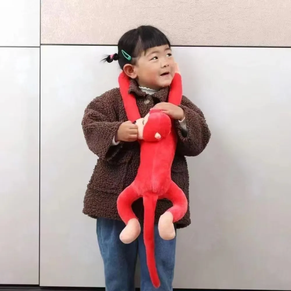 

Portable Colorful Long Arm Monkey Long-armed Monkey Ornaments DIY Plush Monkey Toys Children's Stuffed Animal Toy