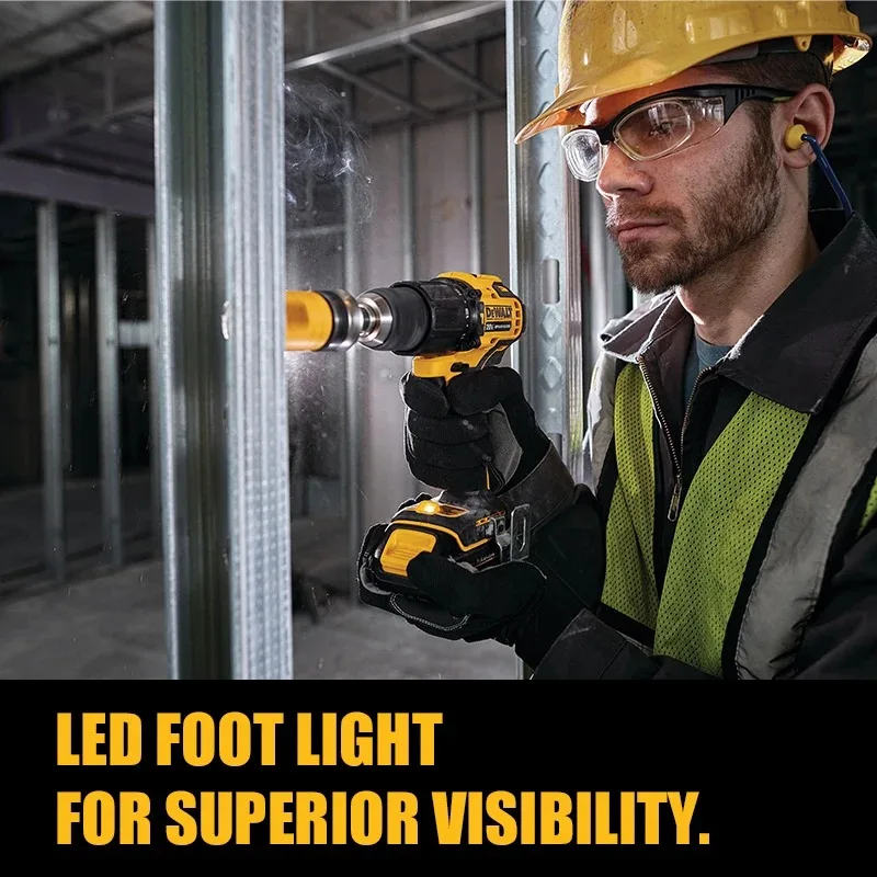 Imagem -04 - Dewalt-brushless Furadeira sem Fio Dcd709 Impact Driver Chave de Fenda Elétrica Compacta Ferramentas Elétricas 65nm 20v Lithium 2