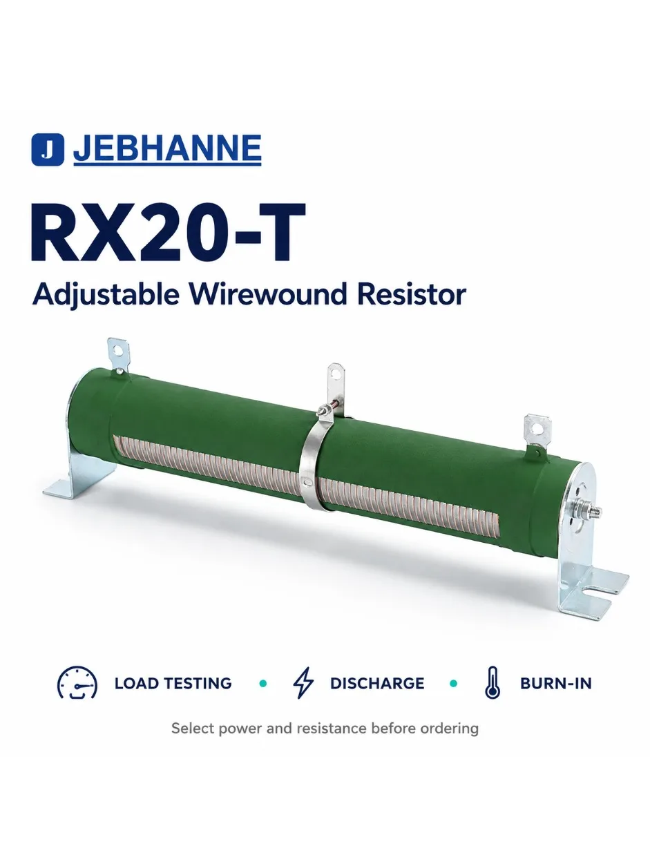 1 szt. rezystor o dużej mocy RX20-T, rezystor drutowy, rezystor zmienny, ceramiczny rezystor suwakowy, 50W, 100W, 200W, 300W, 500W, 1KW, 2KW, 3KW, 5KW. — zdjęcie produktu 7