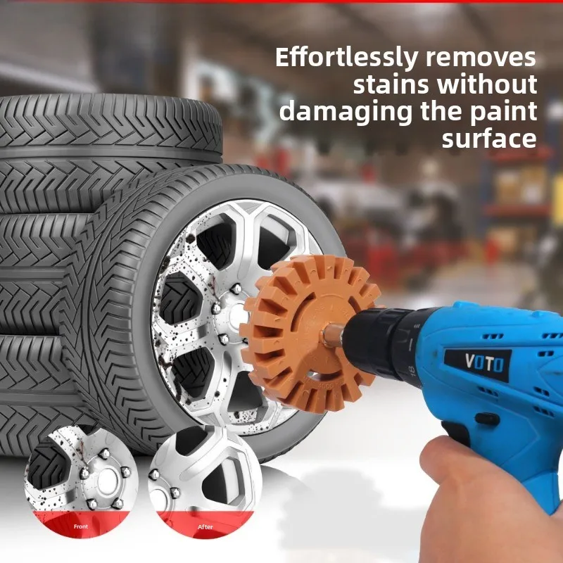 Pneumatic Adhesive Removal Wheel for EV Tire Balance Block