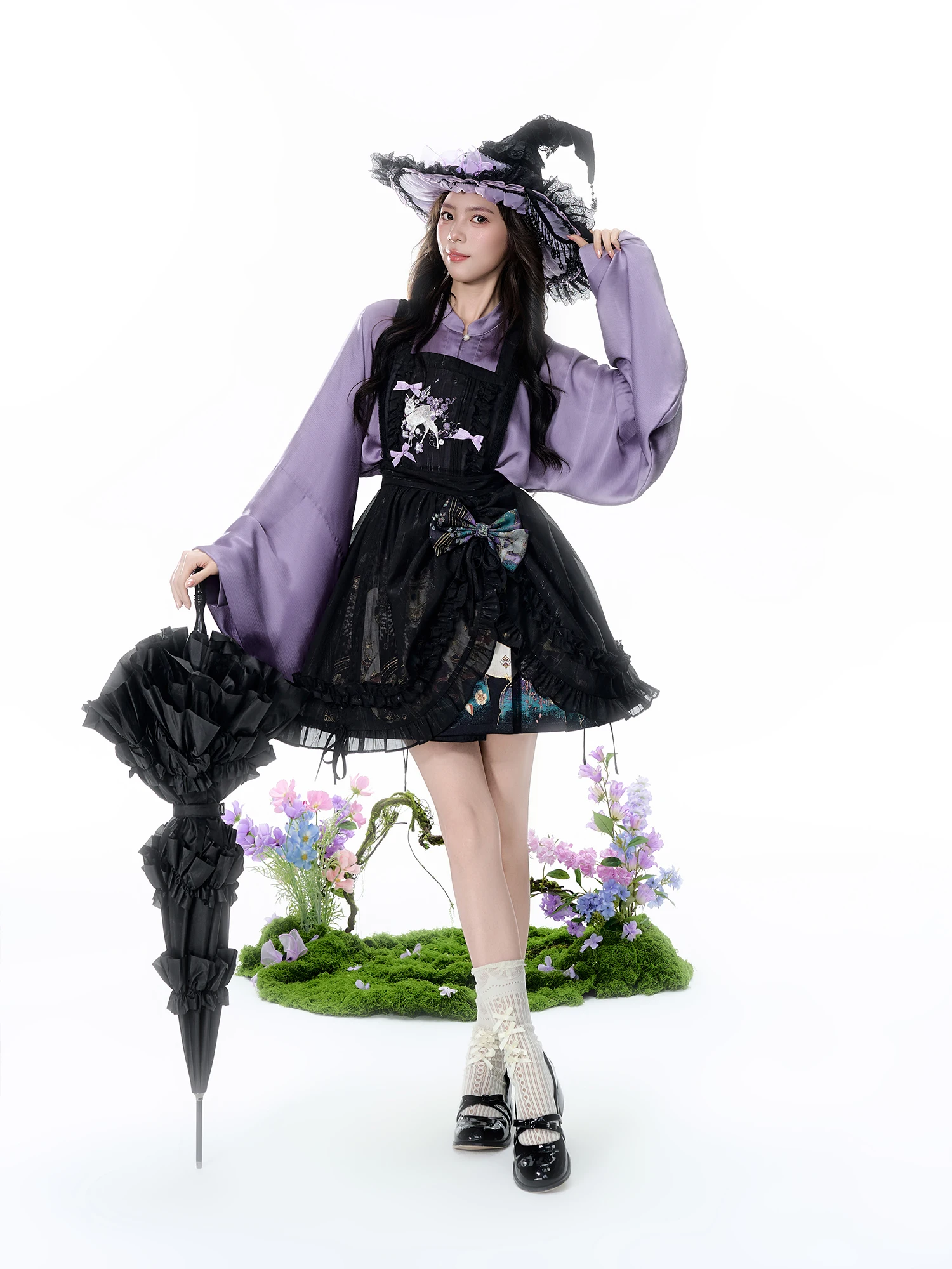 

New Chinese Style Zhejiang Gold Embroidered Ma Face Skirt Thin Pu'er Top Ming Dynasty Hanfu Women's Traditional Cos...