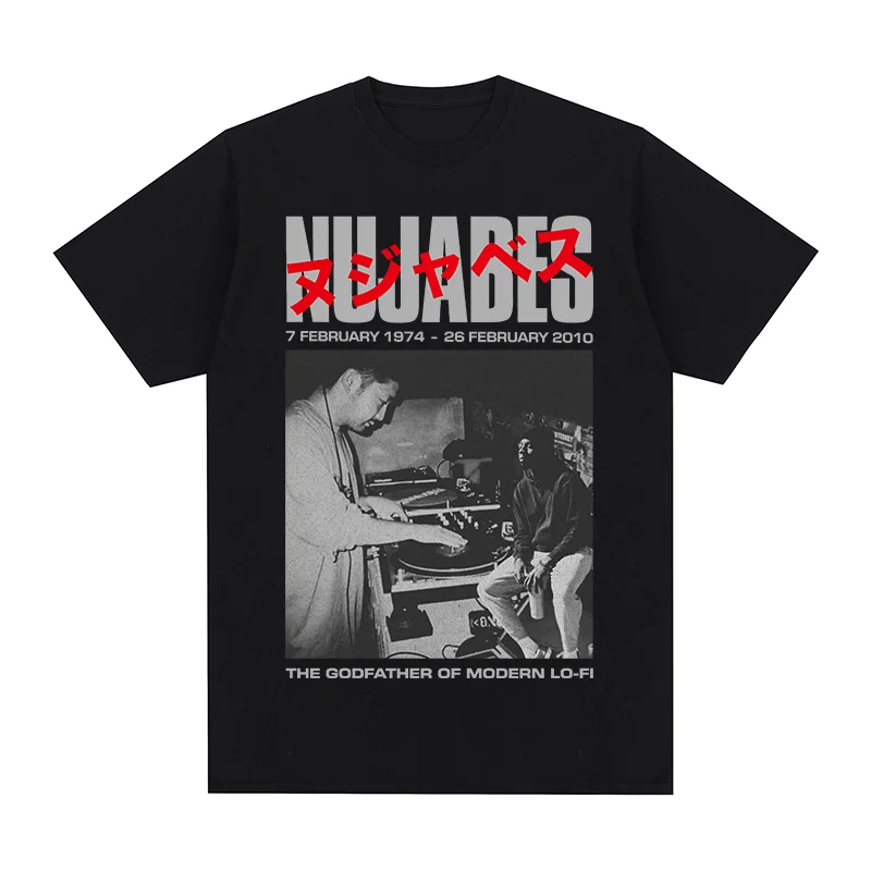 Nujabes Vintage T-shirt The Godfather Of Modern lo-fi Music Japanese Art Hip Hop Cotton Men T Shirt New TEE TSHIRT Womens Tops