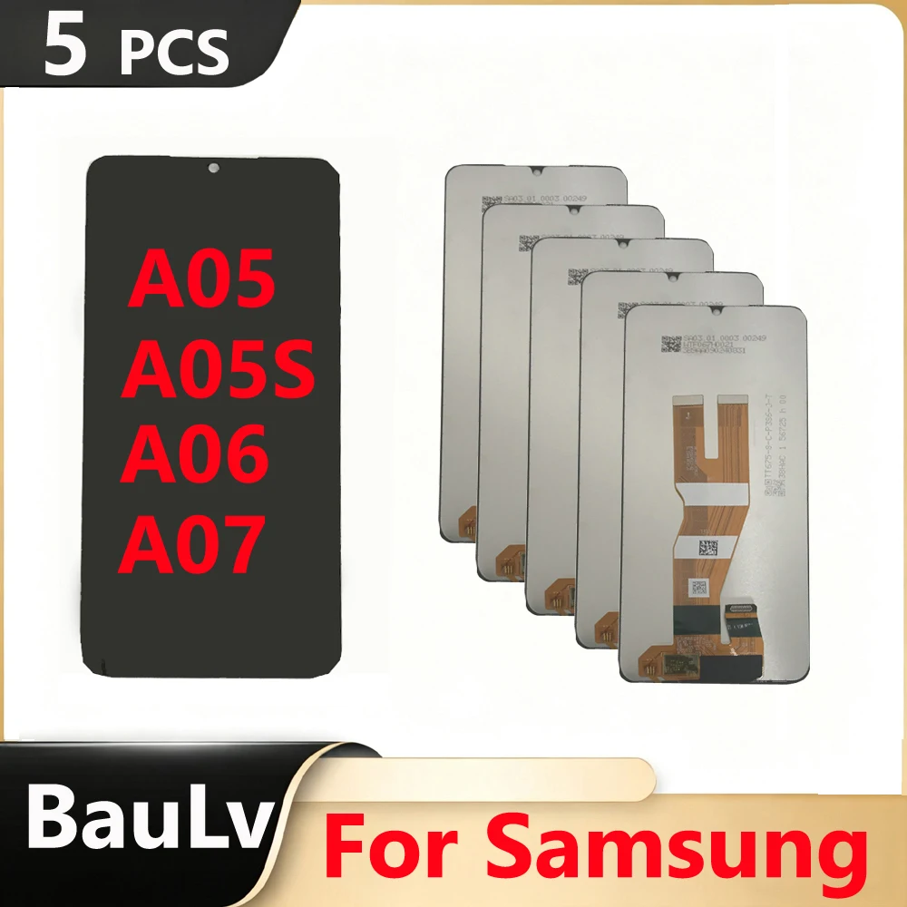 Wholesale 5 Pieces/Lot For Samsung A05 A055 A055F Lcd Display A05s A057 A057F Touch A06 4G A065 5G A066 Screen A07 4G A075