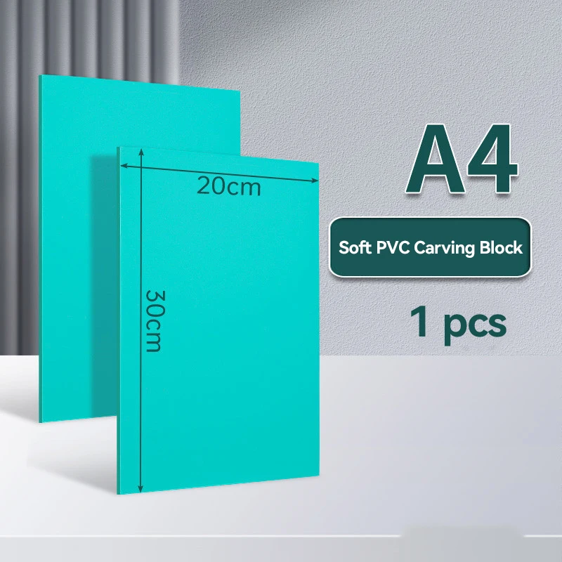3mm Soft Carving Rubber Block Printmaking Stempel Blokken Kit Vel A3/A4/A5 Drukplaat Plaat Maken Linoleum Art Starter Tool