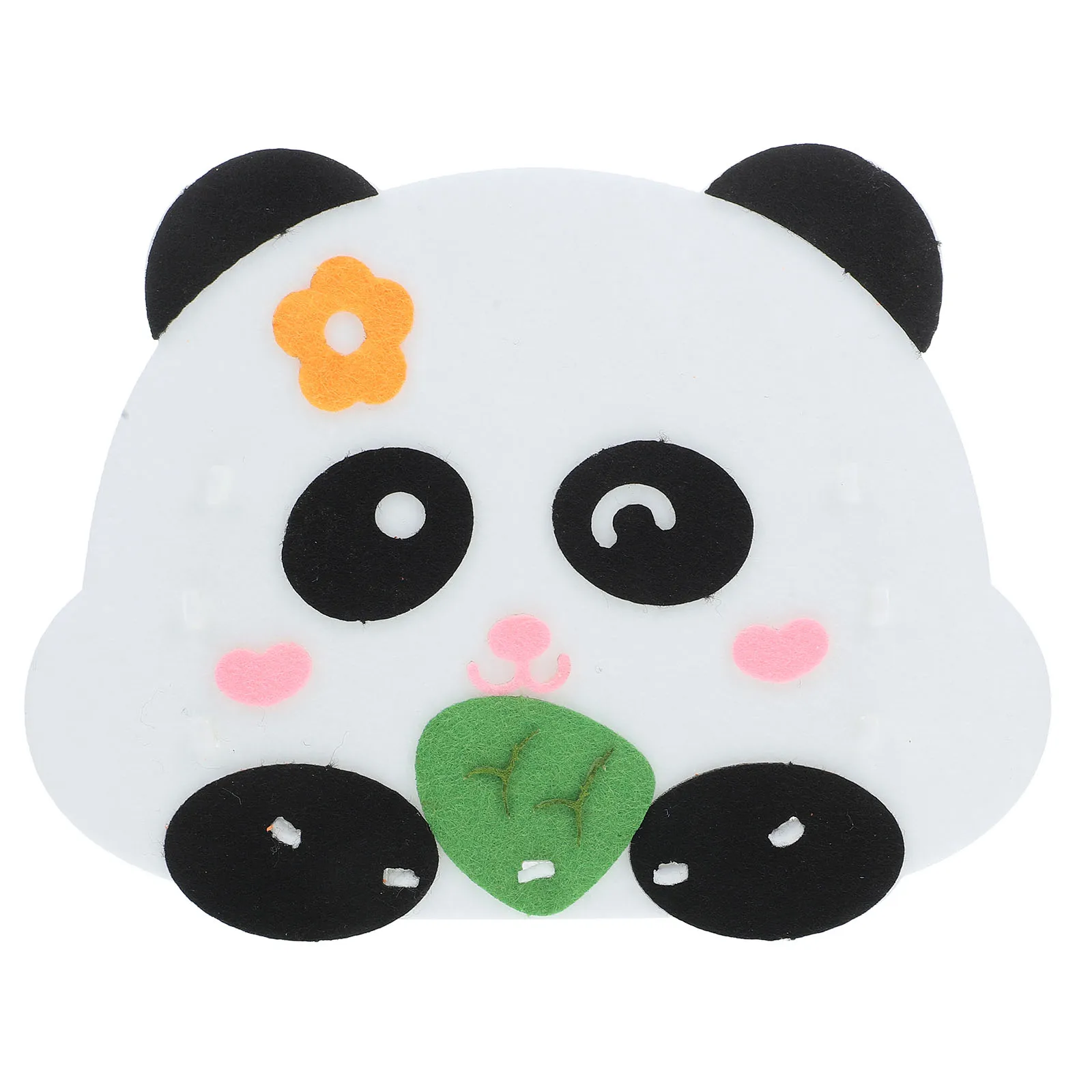 

DIY Panda Pencil Holder Kit White Cute Cartoon Animal Pen Organizer for Kids Desktop Storage Multifunctional Stationery Holder