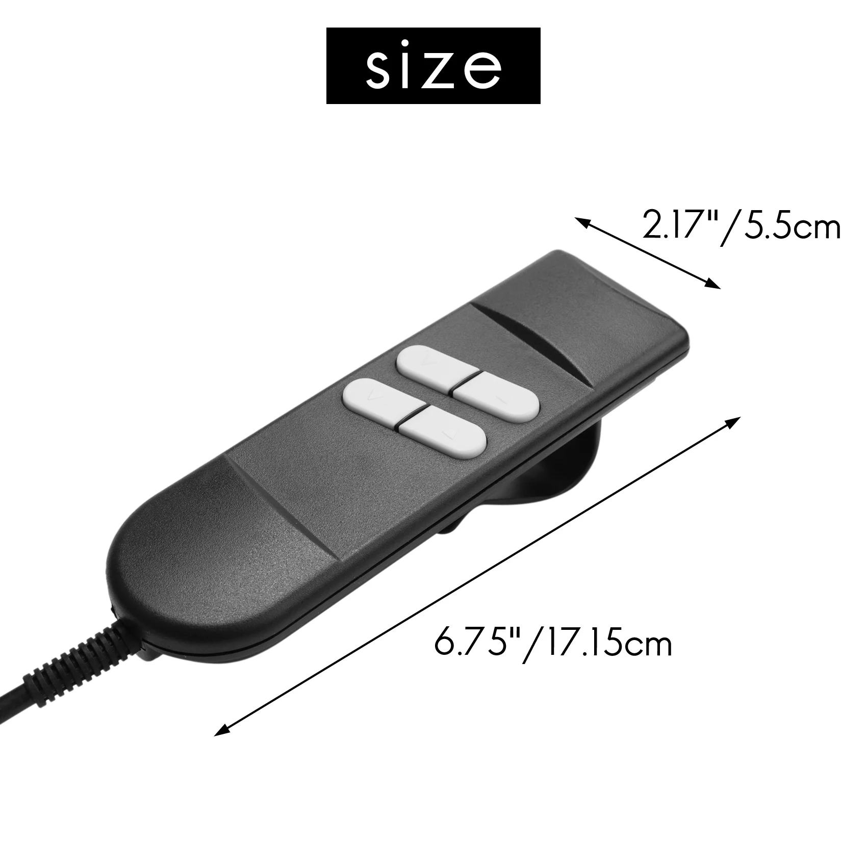 howhow Electric Recliner Chairs Controller 4 Button 5 Pins Hand Switch for Home Appliance Adjustable Bed Lift Chairs Recliners