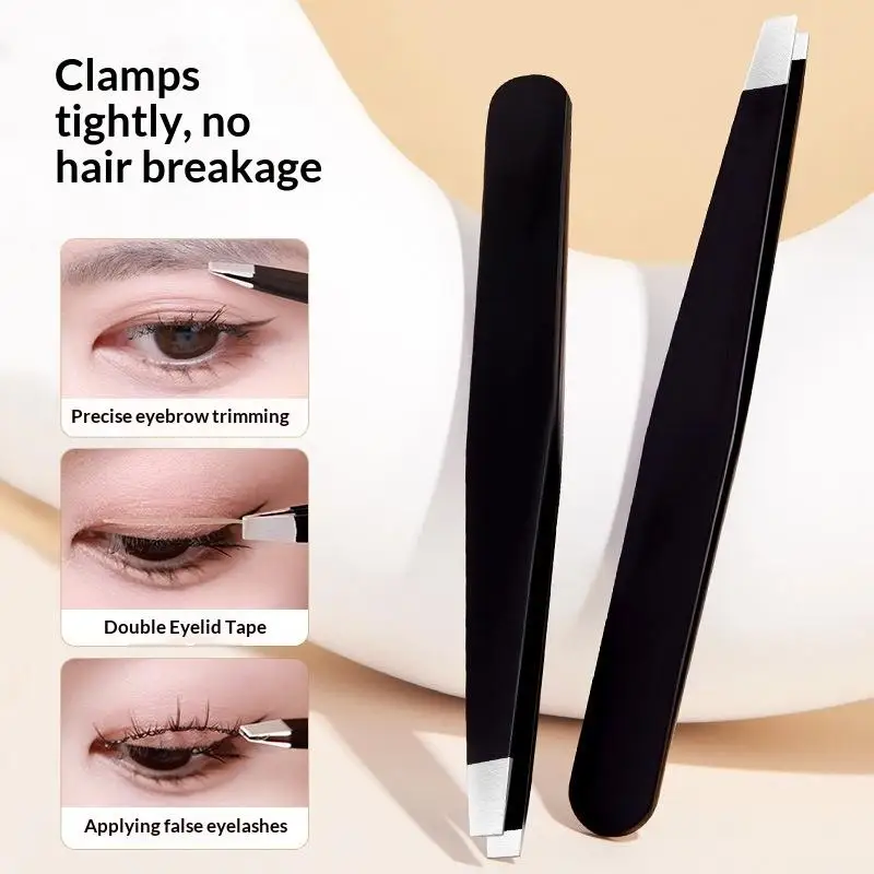 1/2Pcs Ingrown Hair Removal Eyebrow Tweezers Set Sharp Tip Splinter Extractor for Personal Grooming Skincare