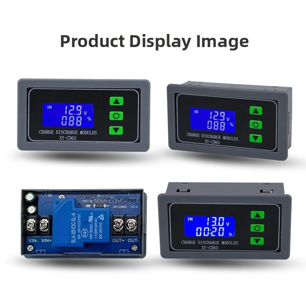 30A Lithium Battery Charge Discharge Controller Auto Cut Off Protection Module With LED Indicator 6-60V