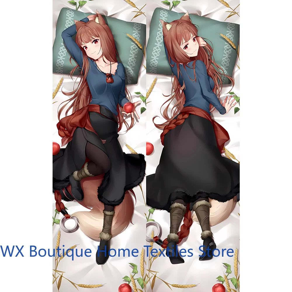 

Spice and Wolf Holo Dakimakura Pillow Case Anime Pillow Cushion Cover
