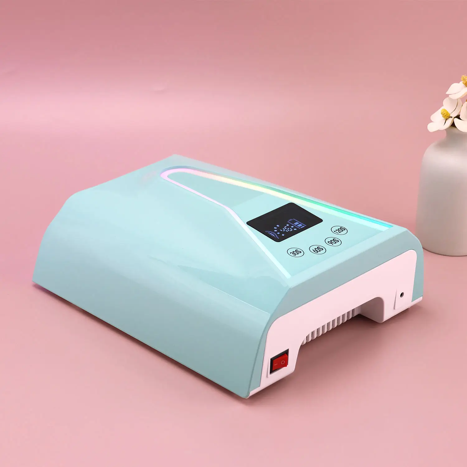 2025 neue Meerjungfrau Farbe Gel Nagel Trockner Großhandel Professionelle Starke Leistung 128 W Wiederaufladbare Cordless Cure UV LED Nagel Lampe