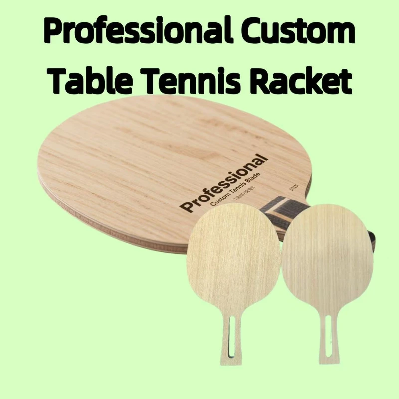 

LOKI High-End Custom Table Tennis Blade, 5Wood+2Carbon/Pure Wood/External Carbon, Choose Materials Ping Pang Paddle Blank koto