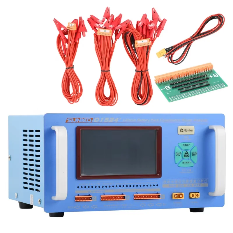SUNKKO D1524 15A High Current Lithium Battery Equalizer Pressure Difference Repair Balancer Battery Equalizer Car Maintenance