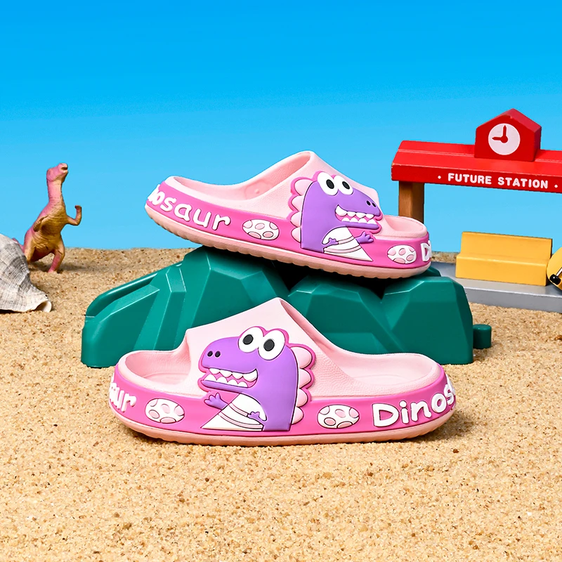 

Детские сандалии, лето 2024, новый стиль, дышащая нескользящая износостойкая пляжная обувь на плоской подошве, спортивные детские тапочки на открытом воздухе