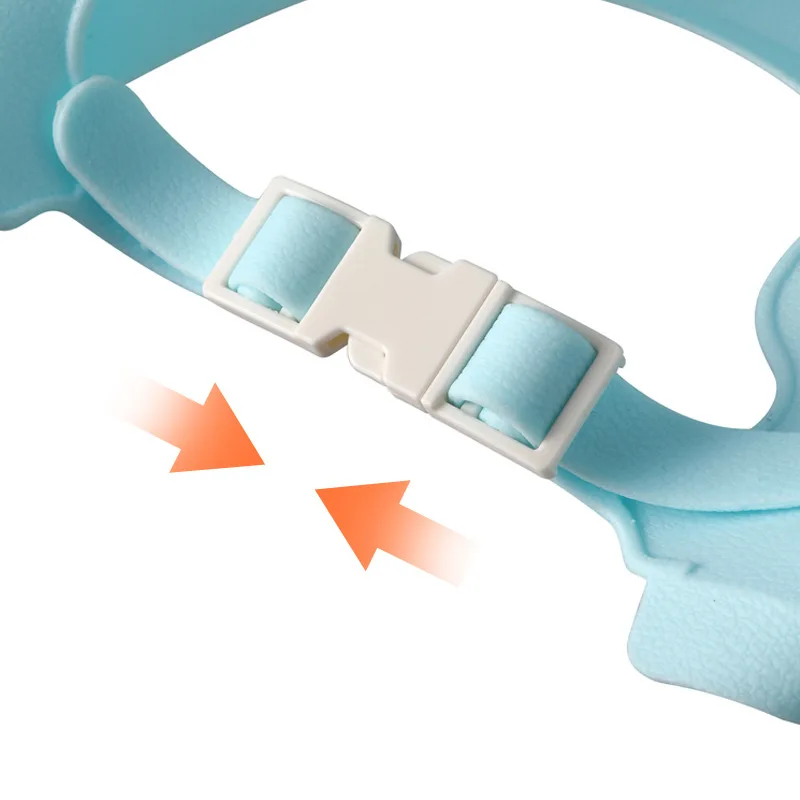 Topi sampo kepiting bayi, penutup kepala perlindungan telinga sampo anak-anak untuk mandi dan anak