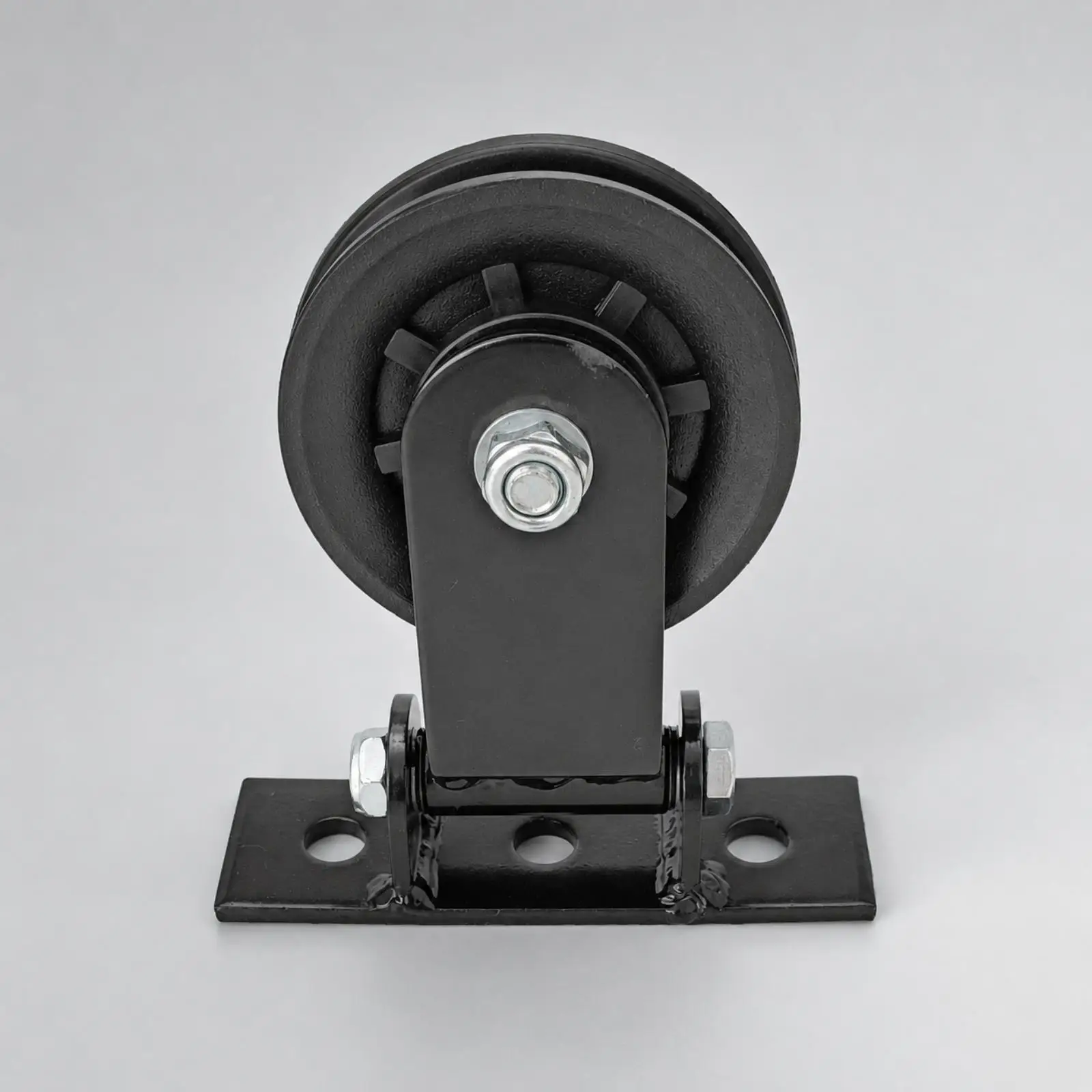 Fitness Pulley Wheel with Pivoting Arm and Mounting Bracket for Cable Machine Multi Angle Workouts