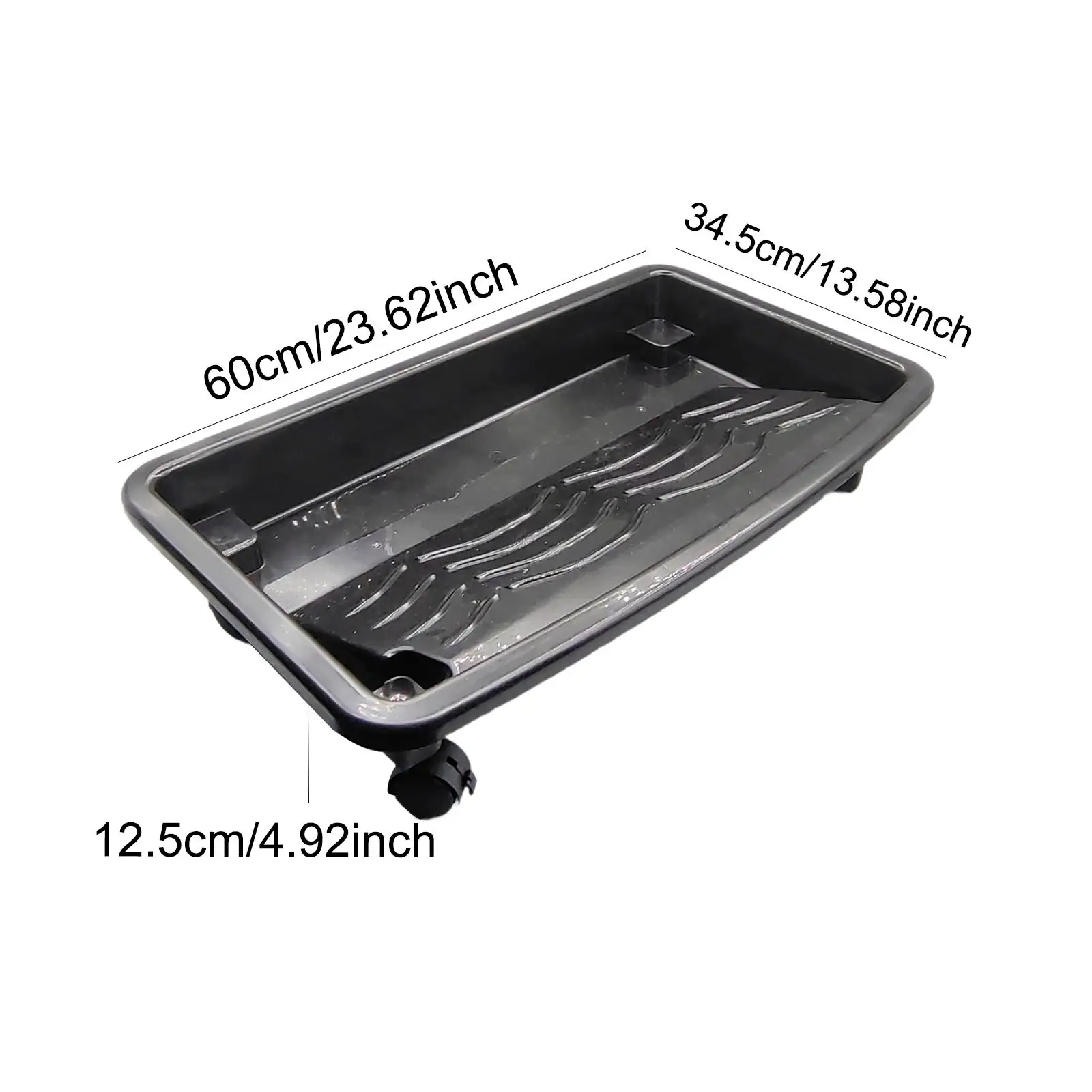 Paint Roller Tray with Wheels Convenient Construction Wall Decor Paint Tool