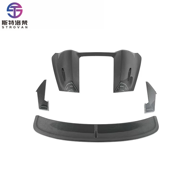 

Modified Car Accessories 981982 GT Hump Tail Wing for Cayman 718 981 with Dry Carbon Fiber Rear Trunk Spoiler Tail Wing