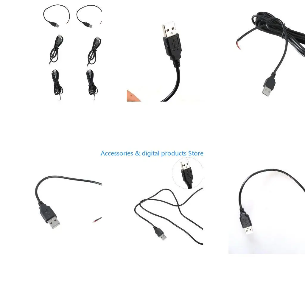 77jd-usb-папа-с-2-контактным-кабелем-с-косичками-шнур-питания-22awg-для-ремонта-своими-руками-провод-с-открытым-концом