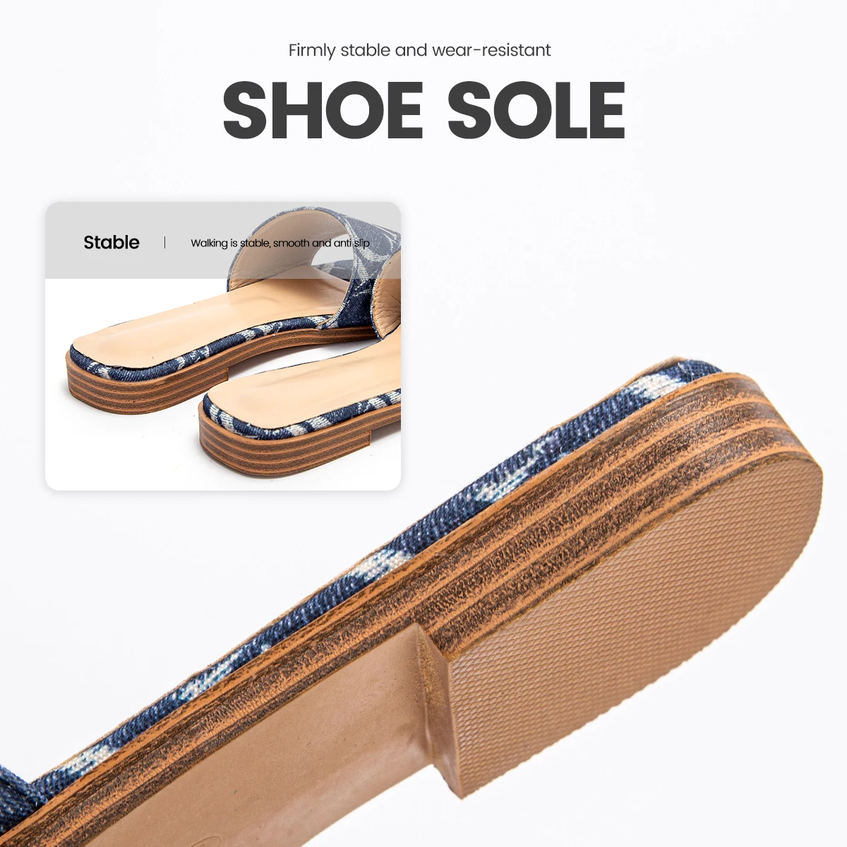 CHCH Summer fashion retro design new women\'s shoes non-slip sandals slippers letter design casual sandals slippers casual