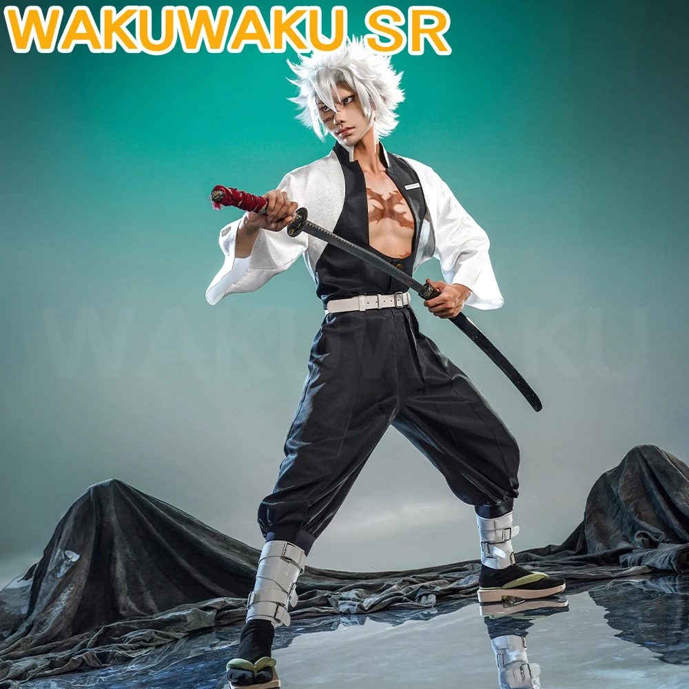 

IN STOCK Shinazugawaa Cosplay Costume Anime Cosplay【S-3XL】WakuWaku-SR Men Anime Uniform Shinazugawa Sanemi Cosplay Plus Size