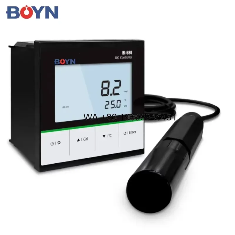 Wmwmnu for  BNBI-680 High Accuracy 4-20mA Single Output DO Controller Online Industrial Dissolved Oxygen Meter Water