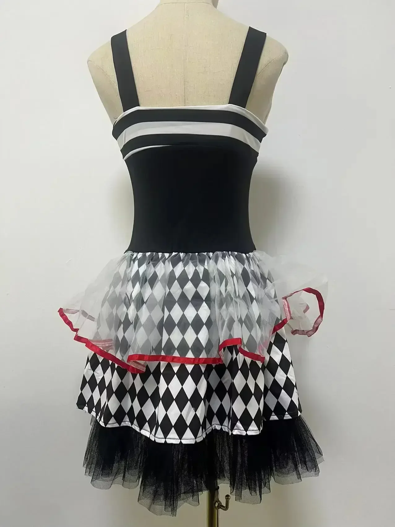 Halloween Purim Sexy Dame Circus Clown Kostuum Cosplay Nar Kostuums Voor Vrouwen Volwassen