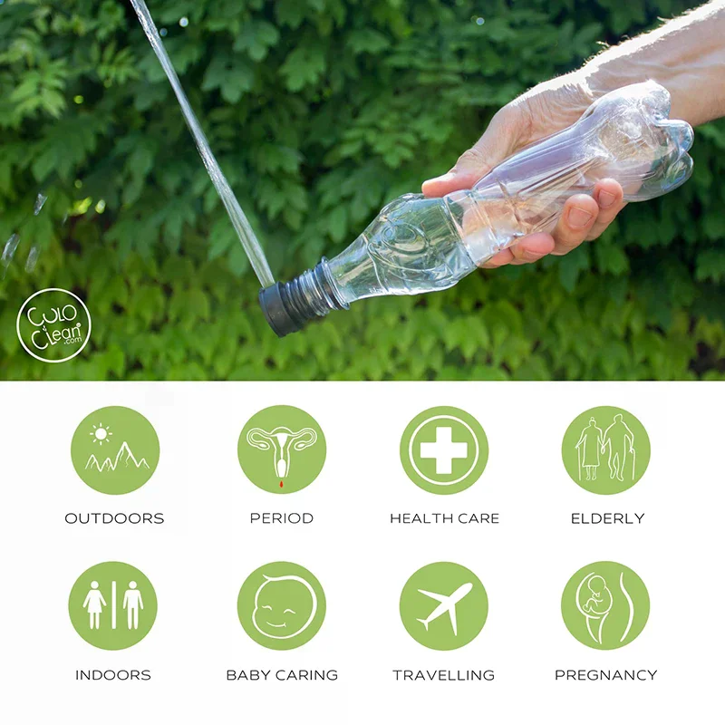 1Pcs Durable Toilet Bidet Portable Travel Bidet Cap Ultralight Water Bottle Hygiene Attachment For Hiking Or Camping view 5