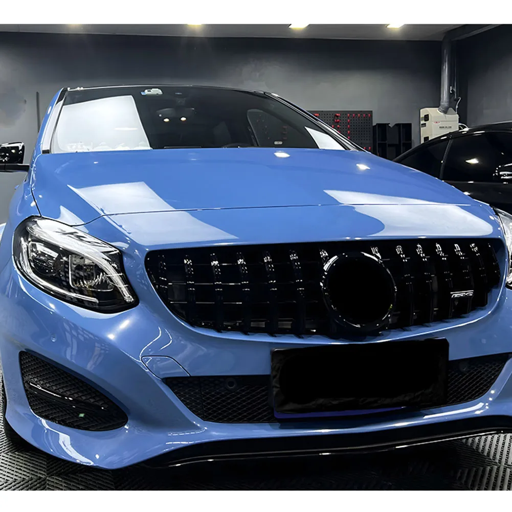 GT-R نمط عمودي بار هود الشبكة العلوية لمرسيدس بنز W246 B-Class B180 B250 2012-2014 2015-2019 #5